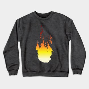 fire ink & color gradient Crewneck Sweatshirt